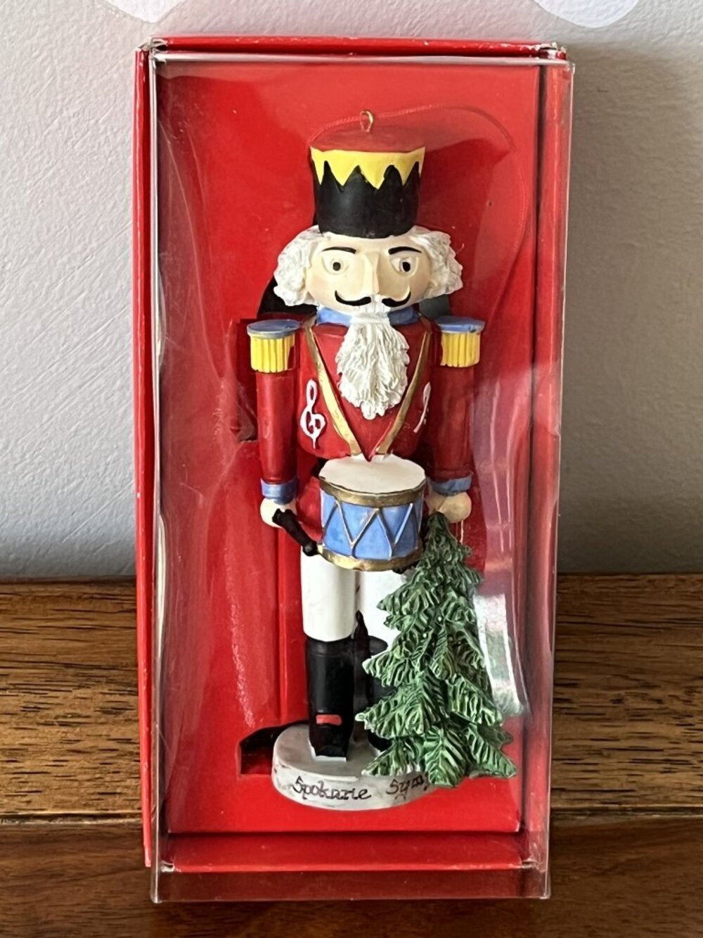 Vintage '90s Old World Christmas Spokane Symphony Nutcracker Resin Ornament